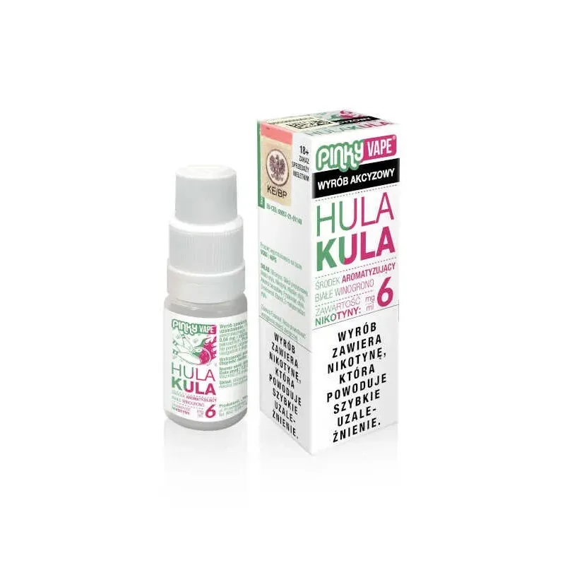 Liquid Pinky Vape 10ml - Hula Kula - Białe winogrono-18