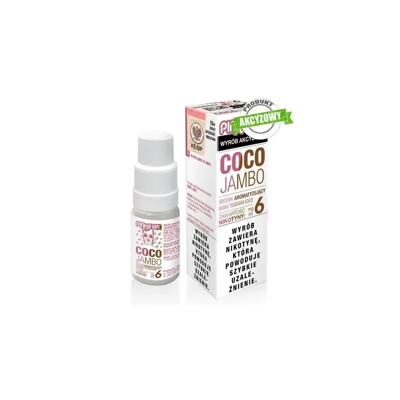 Liquid Pinky Vape 10ml - Coco Jambo - Truskawka