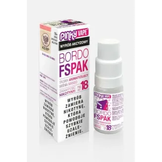 Liquid Pinky Vape 10ml - Bordo Fspak - Wiśnia