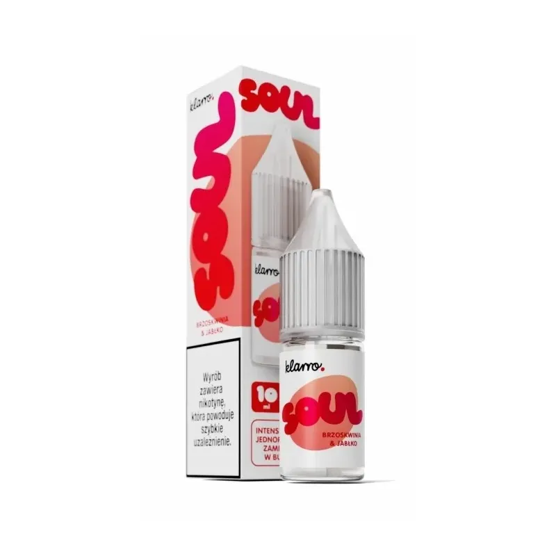 Liquid Klarro Soul Salt 10ml - Brzoskwinia Jabłko 20mg -  -  - 27