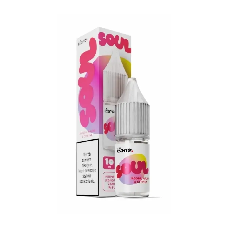 Liquid Klarro Soul Salt 10ml - Jagoda Malina Cytryna 20mg -  -  - 27