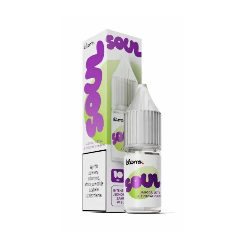 Liquid Klarro Soul Salt 10ml - Jagoda jeźyna i ziołowe cukierki 20mg -  -  - 27