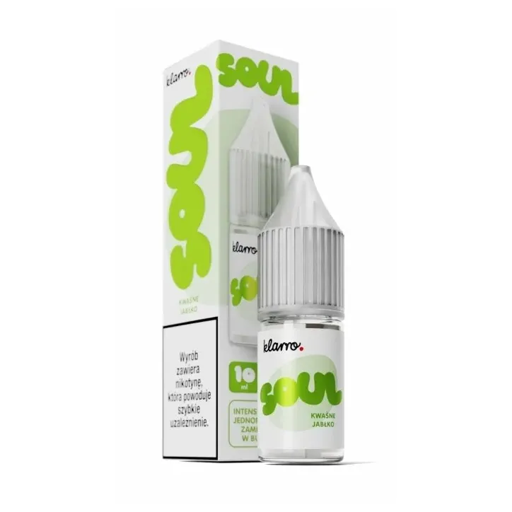 Liquid Klarro Soul Salt 10ml o smaku Kwaśnego Jabłka 20mg