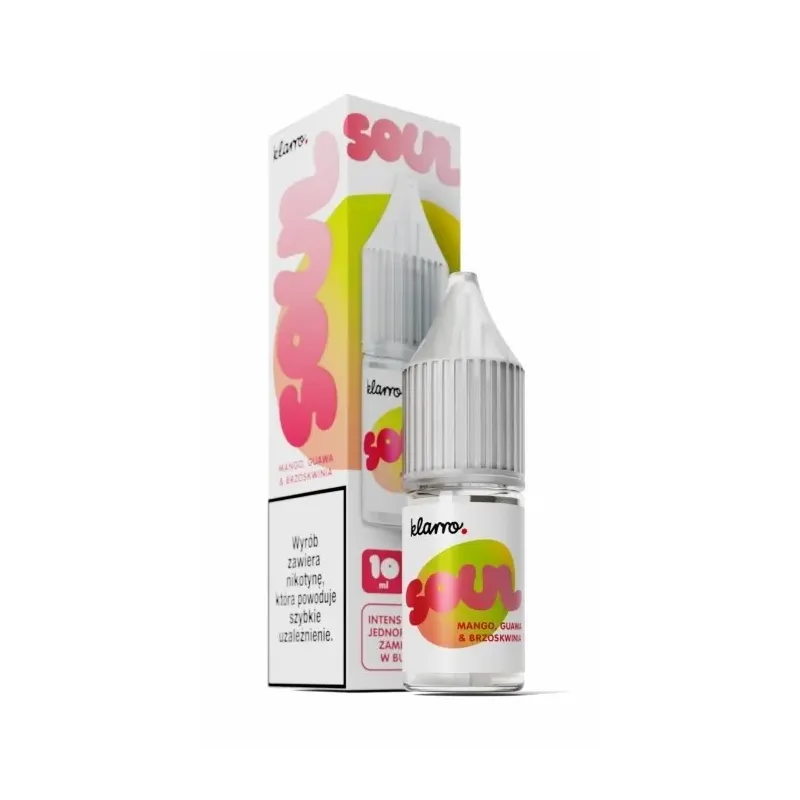 Liquid Klarro Soul Salt 10ml -  Mango Brzoskwinia Guawa 20mg -  -  - 27