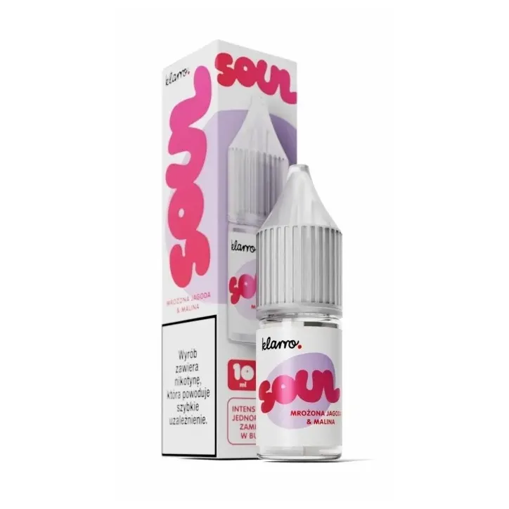 Liquid Klarro Soul Salt 10ml o smaku Mrożonej Jagody i Maliny 20mg