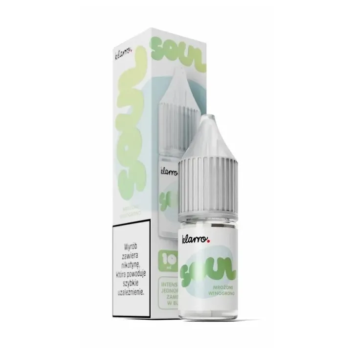 Liquid Klarro Soul Salt 10ml o smaku Mrożone Winogrono 20mg