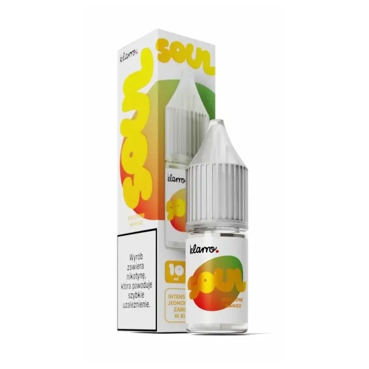 Liquid Klarro Soul Salt 10ml o smaku Mrożone Mango 20mg