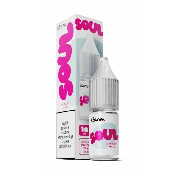 Liquid Klarro Soul Salt 10ml o smaku mrożonego arbuza 20mg