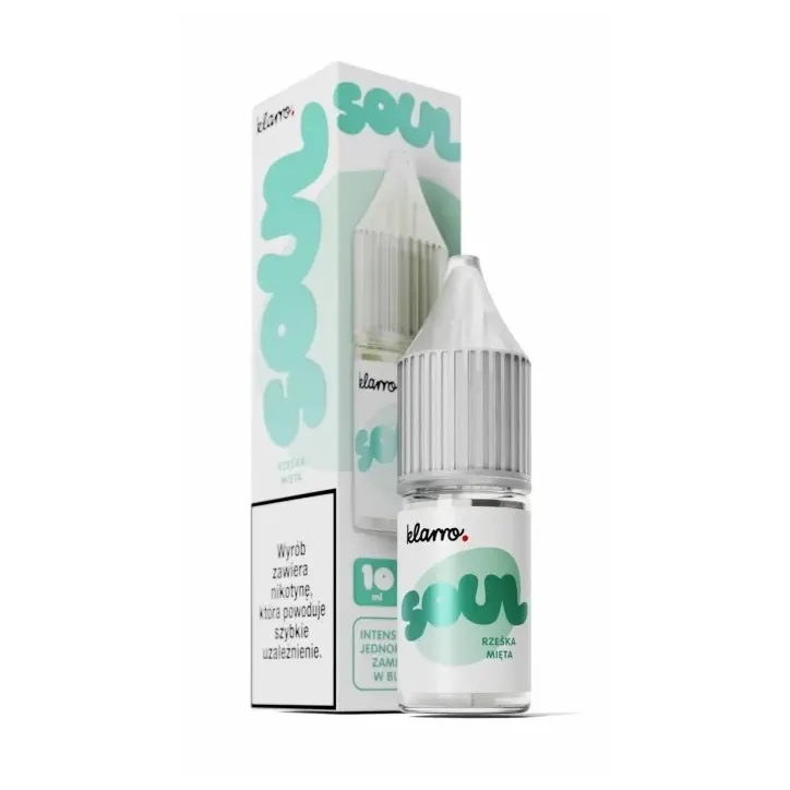 Liquid Klarro Soul Salt 10ml o smaku Rześkiej Mięty 20mg