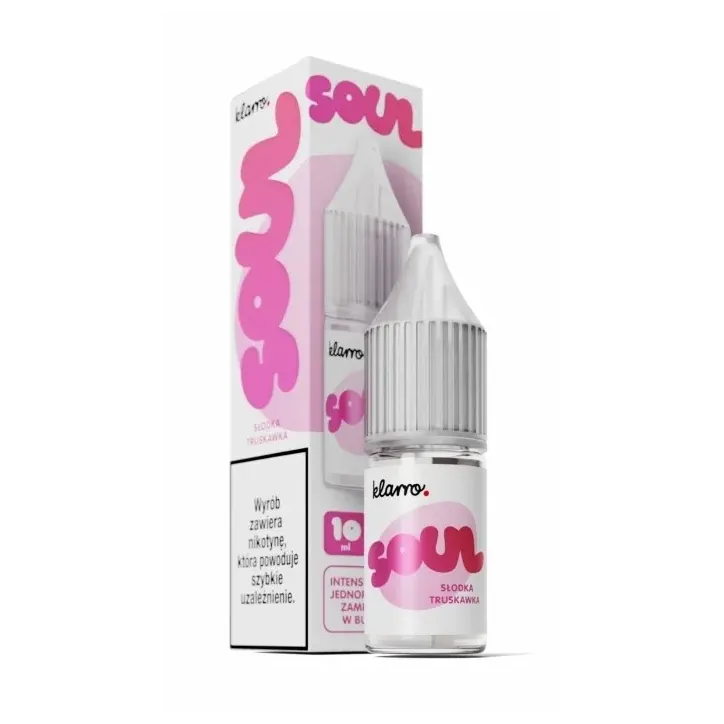 Liquid Klarro Soul Salt 10ml o smaku słodkiej truskawki 20mg