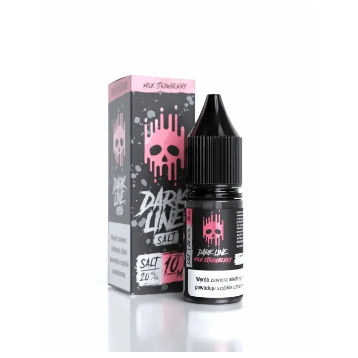 Liquid Dark Line Salt 10ml o smaku mlecznej truskawki 20mg