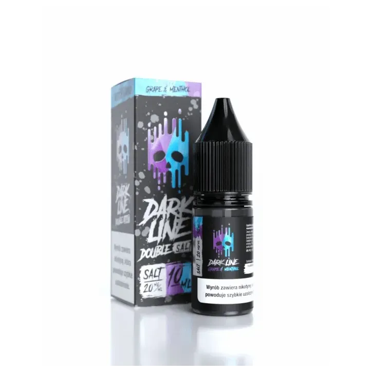 Liquid Dark Line Double Salt 10ml o smaku winogron i mentolu 20mg