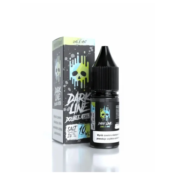 Liquid Dark Line Double Salt 10ml o smaku Lime Mint 20mg