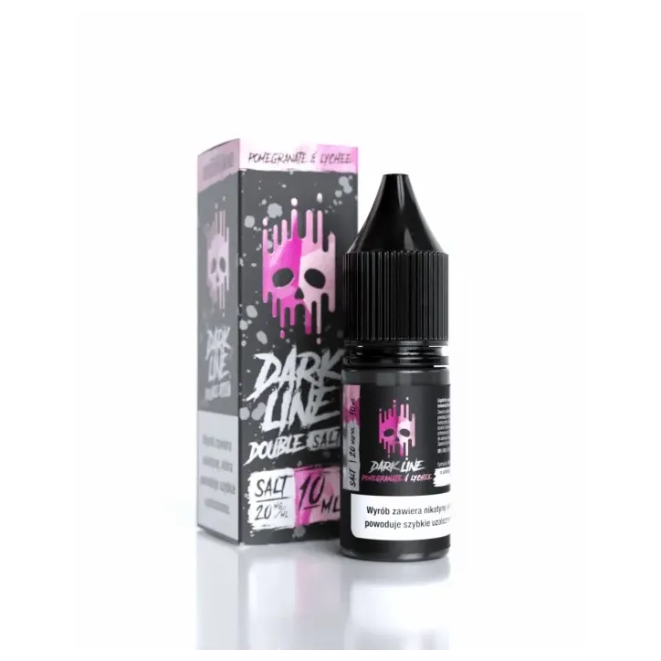 Liquid Dark Line Double Salt 10ml o smaku Granatu i Liczi 20mg