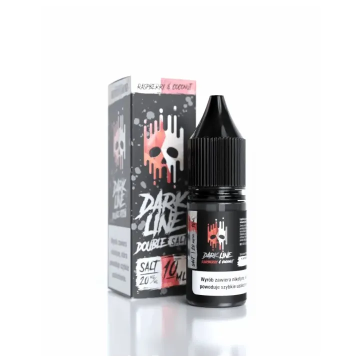 Liquid Dark Line Double Salt 10ml o smaku Malina i Kokos 20mg