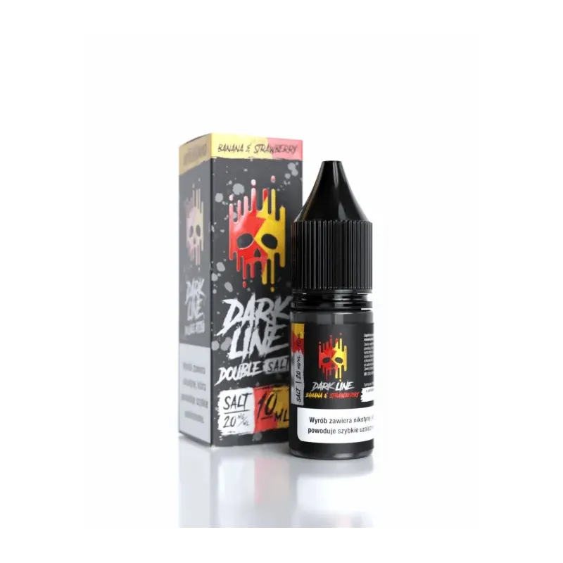 Liquid Dark Line Double Salt 10ml - Strawberry Banana 20mg -  -  - 18