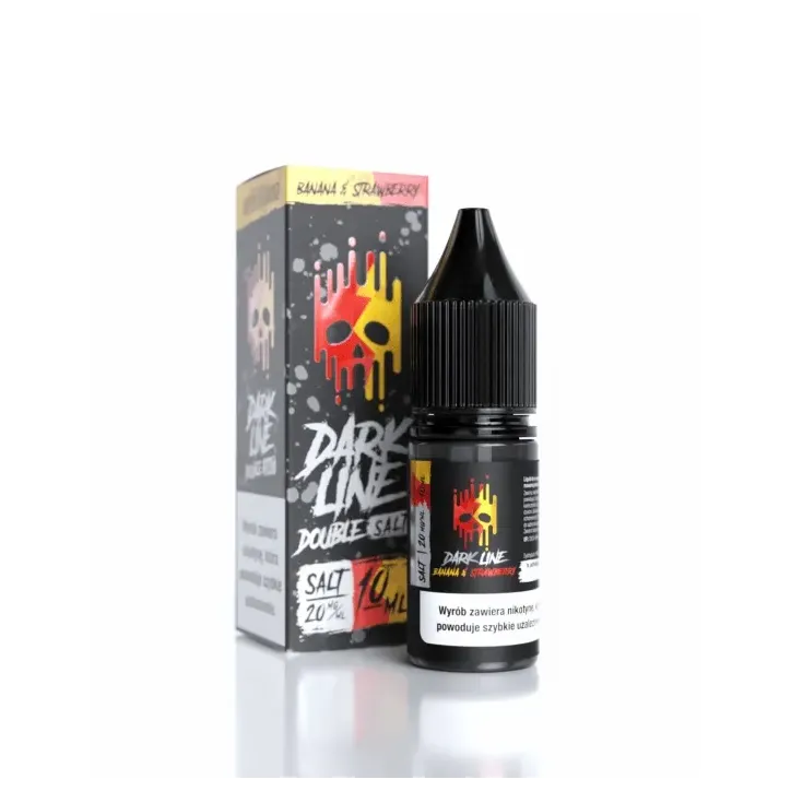 Liquid Dark Line Double Salt 10ml o smaku Strawberry Banana 20mg