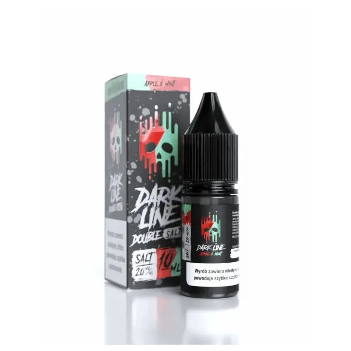 Liquid Dark Line Double Salt 10ml o smaku Apple Mint 20mg