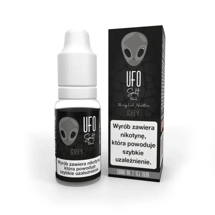 Liquid UFO Salt 10ml o smaku Grey z zawartością 20mg nikotyny