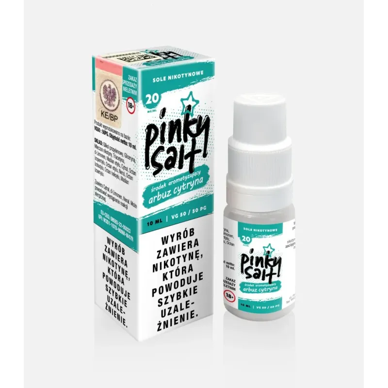 Liquid Pinky Vape Salt - 10ml ARBUZ CYTRYNA 20mg-19