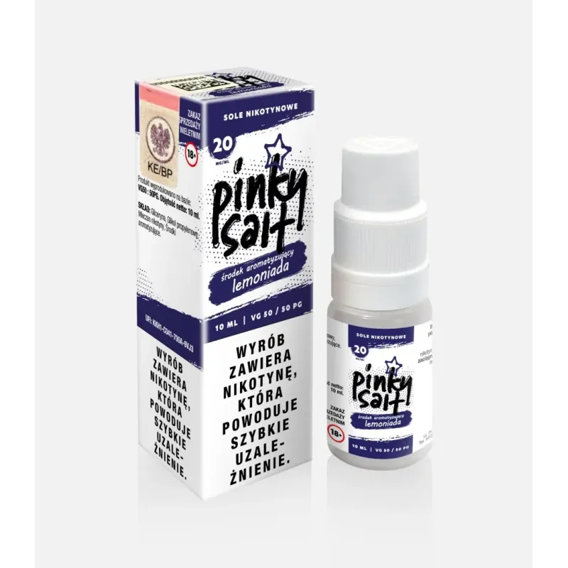 Liquid Pinky Vape Salt - 10ml LEMONIADA 20mg-19