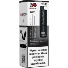 E-papieros IVG 2400 Starter Kit Black + 4 wkłady -  -  - 71