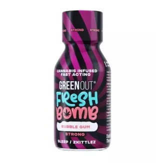 Shot Konopny GREEN OUT Fresh Bomb Bubble Gum - Strong -  -  - 69