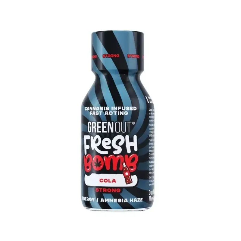 Shot Konopny GREEN OUT Fresh Bomb Cola - Strong -  -  - 69