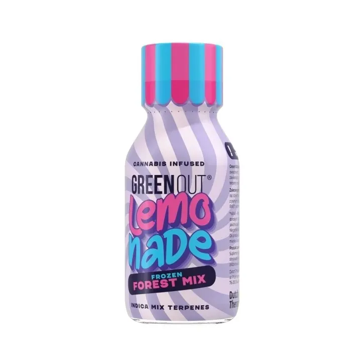 Shot Konopny GREEN OUT o smaku Lemonade Frozen Forest w 60ml butelce