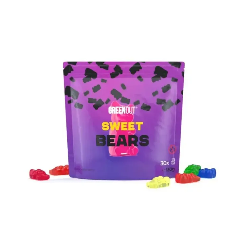 Żelki Konopne GREEN OUT 130g - Sweet Bears -  -  - 49