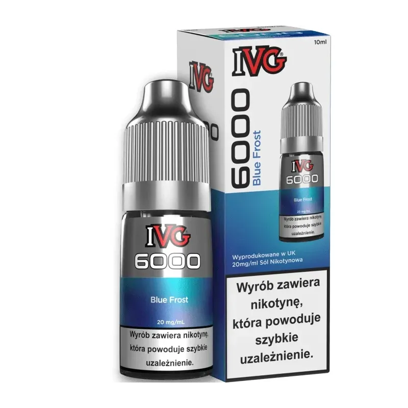 Liquid IVG 6000 Nicotine Salt 20mg / 10ml - Blue Frost-22