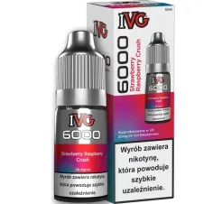 Liquid IVG 6000 Nicotine Salt 20mg / 10ml - Strawberry Raspberry Crush-22