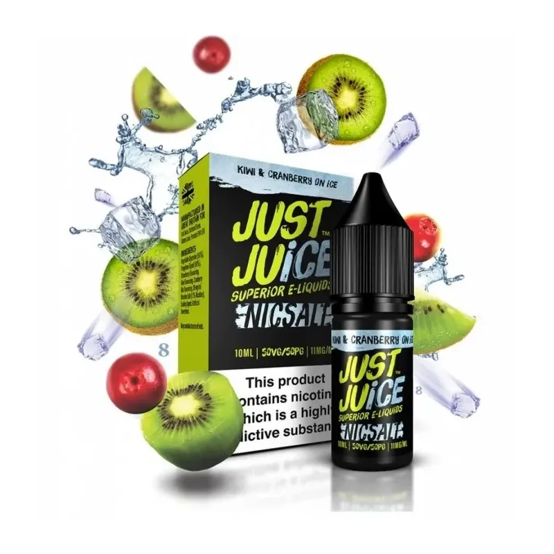 Liquid Just Juice 10ml - Kiwi & Cranberries on Ice 11mg-23