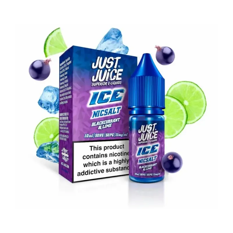 Liquid Just Juice Salt 10ml - Blackcurant Lime - 20mg-23