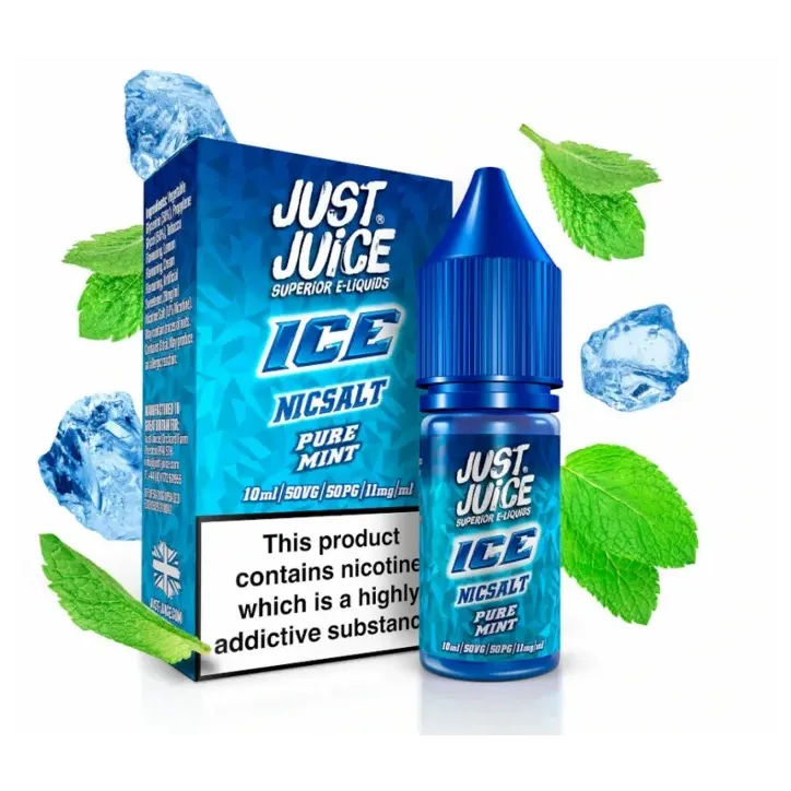 Liquid Just Juice Ice 10ml o smaku Pure Mint z zawartością 20mg