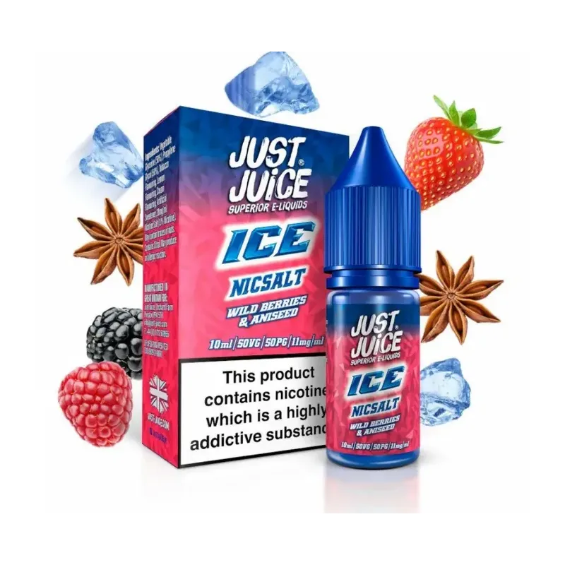 Liquid Just Juice Salt 10ml - Wild Berries & Aniseed Ice 20mg-23