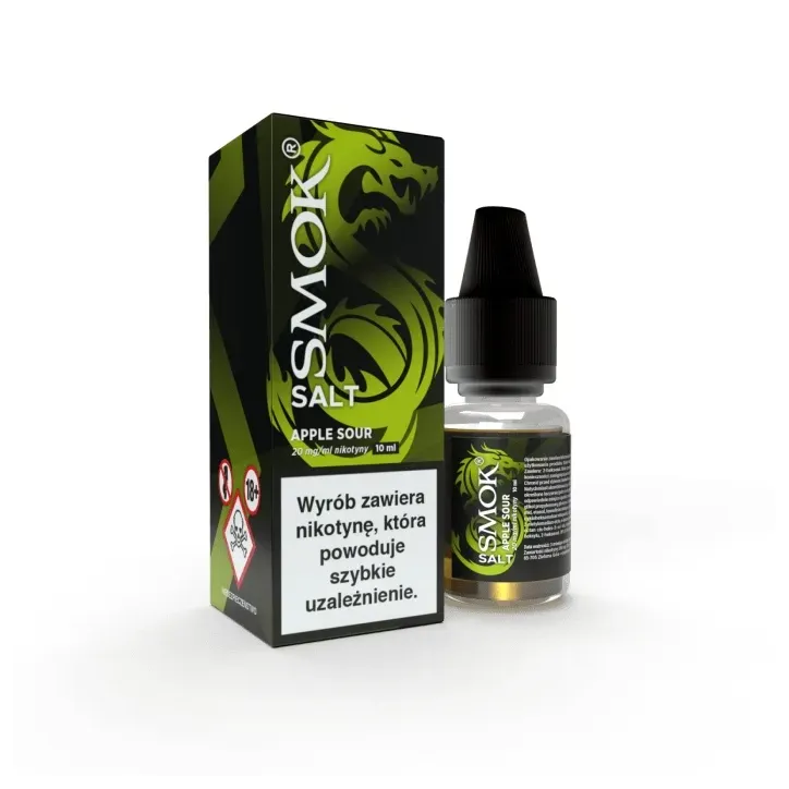 Liquid Smok Salt 10ml o smaku kwaśnego jabłka 20mg