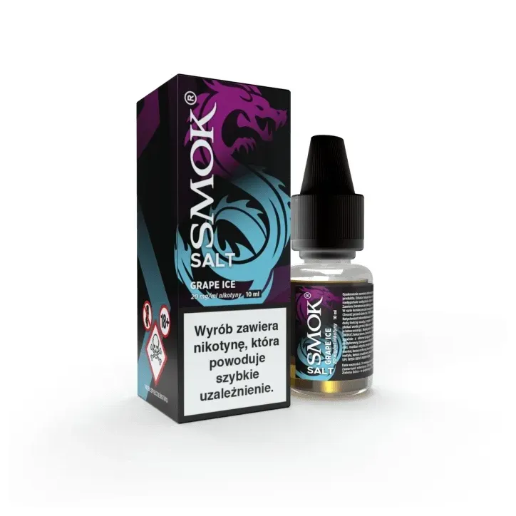 Liquid Smok Salt 10ml o smaku Grape Ice z zawartością 20mg