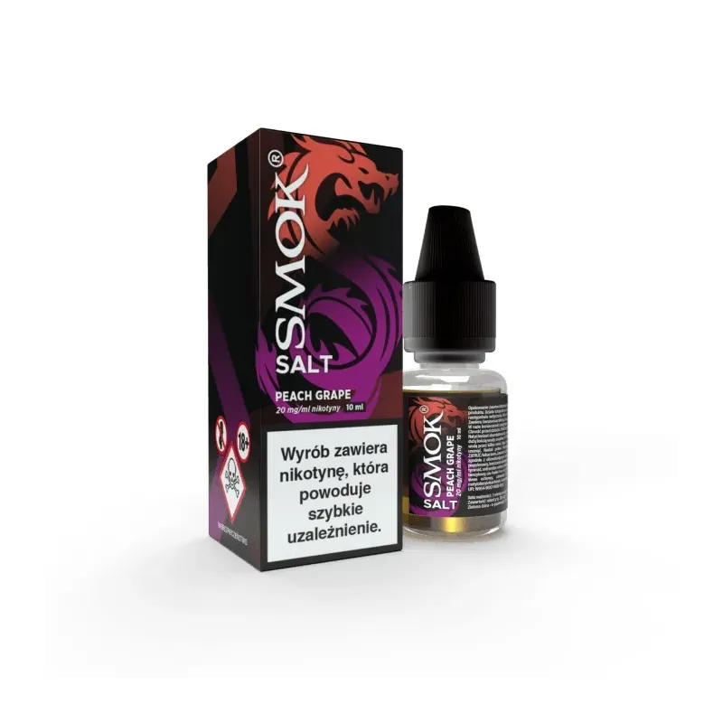 Liquid Smok Salt 10ml - Peach Grape 20mg-23