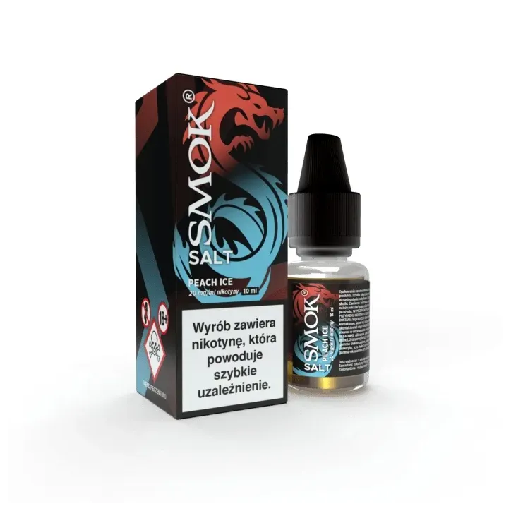 Liquid Smok Salt 10ml o smaku brzoskwiniowym z lodem 20mg