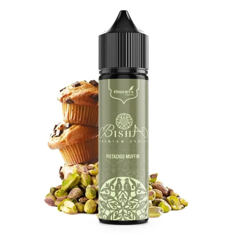 Longfill OMERTA 10/60ML - BISHA PISTACHIO MUFFIN -  -  - 39