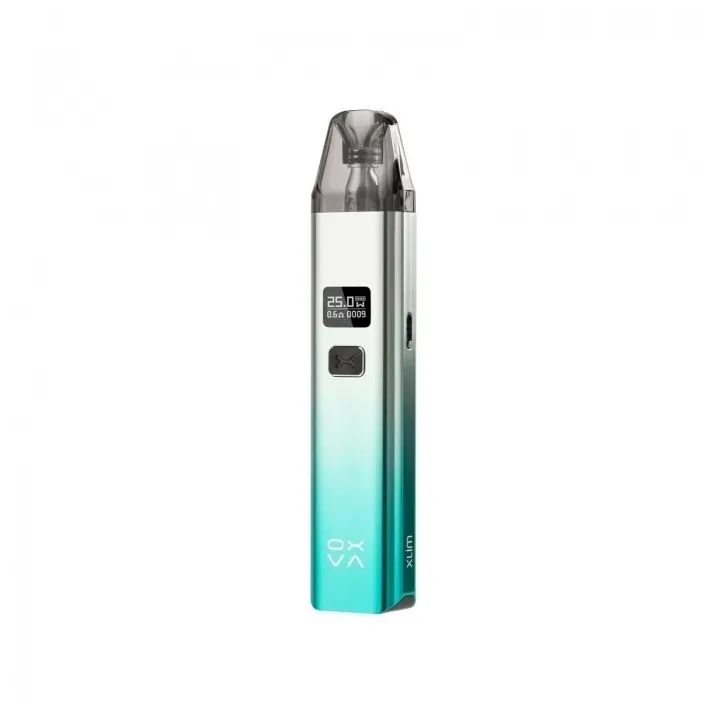 POD Oxva Xlim V2 w kolorze Shiny Silver Green