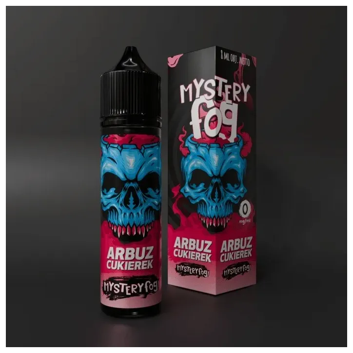 Longfill Mystery Fog 8ml liquidu o smaku arbuza i cukierka w butelce 60ml