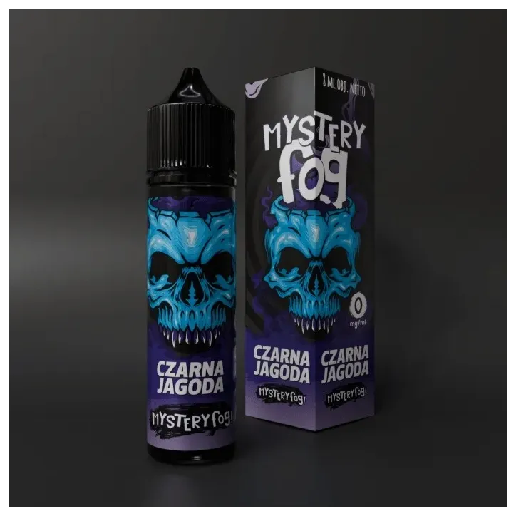 Longfill Mystery Fog o smaku czarnej jagody - 60ml butelka z 8ml liquidu