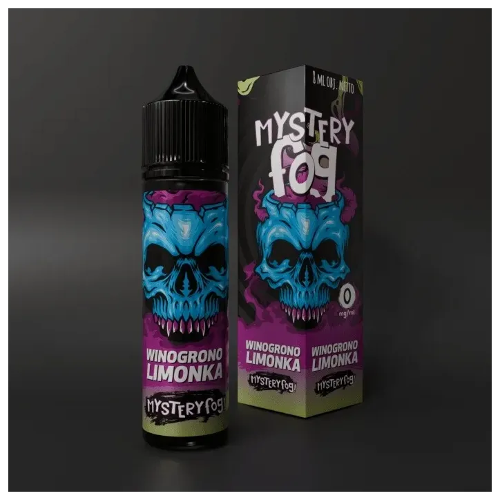 Longfill Mystery Fog 8ml liquidu o smaku winogrona i limonki w 60ml butelce