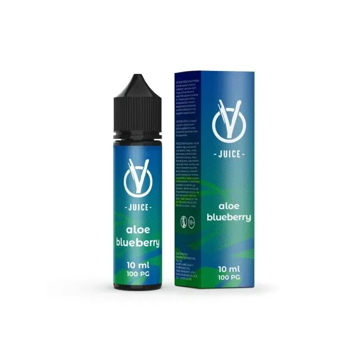 Longfill VBar VJuice o smaku Aloe Blueberry, 10ml liquidu w 60ml butelce