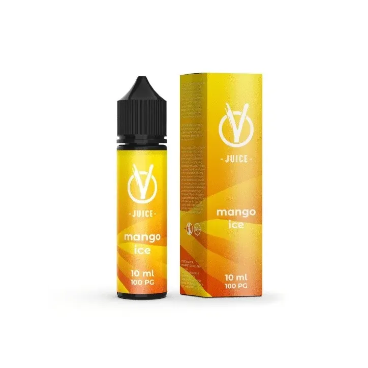 Longfill VBar VJuice o smaku Mango Ice, 60ml butelka z 10ml liquidu