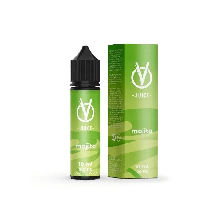 Longfill VBar VJuice o smaku Mojito - 10ml liquidu w 60ml butelce