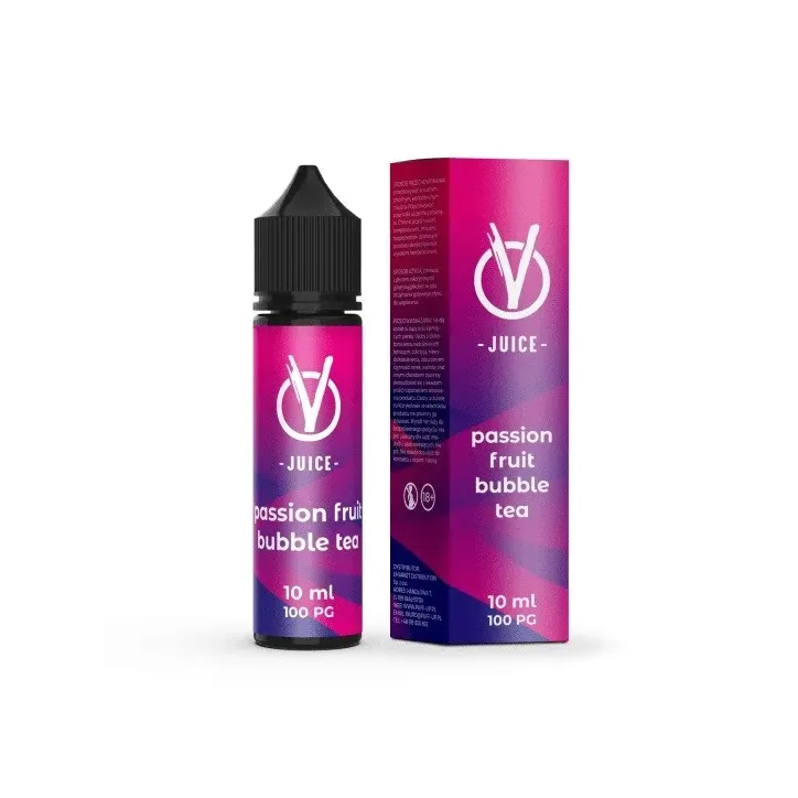 Longfill VBar VJuice o smaku Passion Fruit Bubble Tea, 60ml butelka