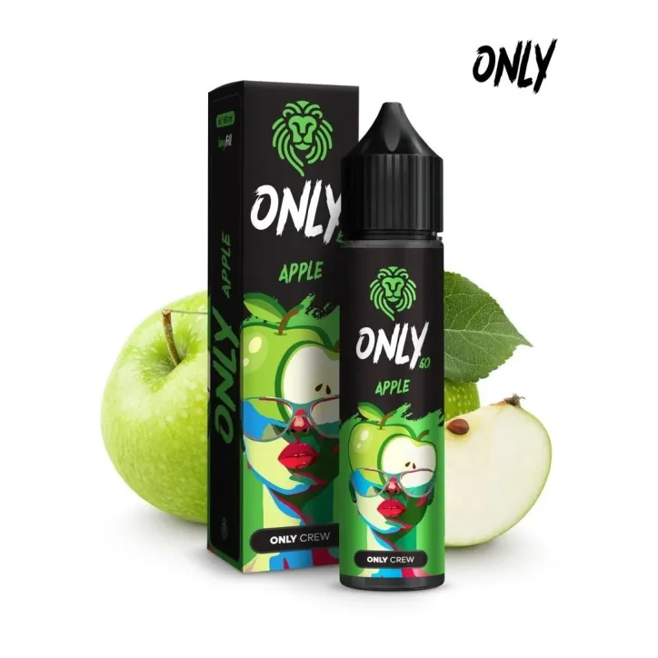 Longfill Only o smaku jabłkowym, 6ml liquidu w 60ml butelce